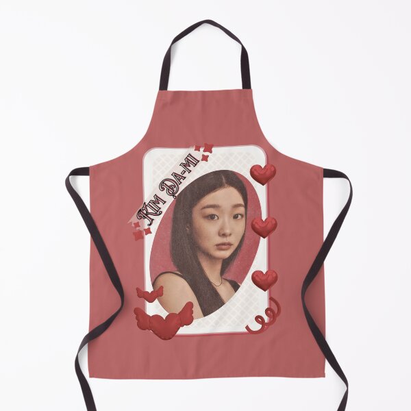 Item preview, Kim Da-mi Korean actress Kdrama Group Card Red Aesthetic Collage Design designed and sold by AJUNICE STUDIO.