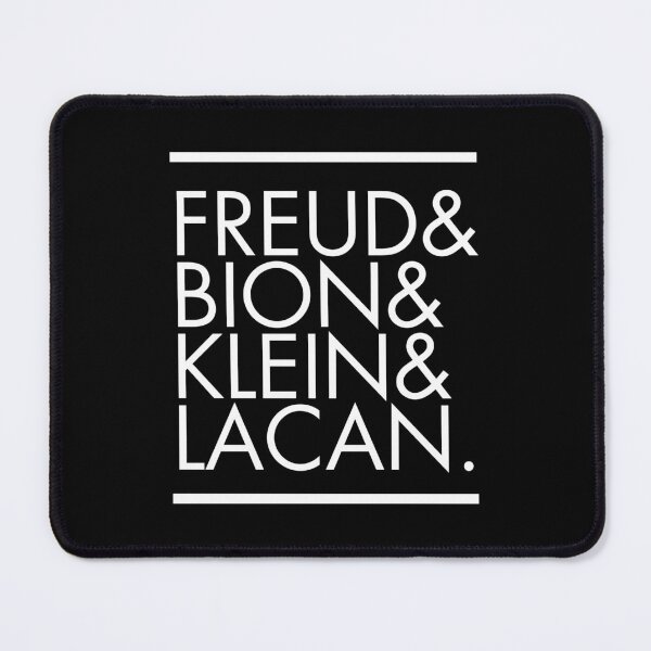 Item preview, Freud & Bion & Klein & Lacan — Psychoanalysis Minimal Typography (White) designed and sold by didijuca.