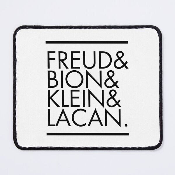 Item preview, Freud & Bion & Klein & Lacan — Psychoanalysis Minimal Typography (Black) designed and sold by didijuca.