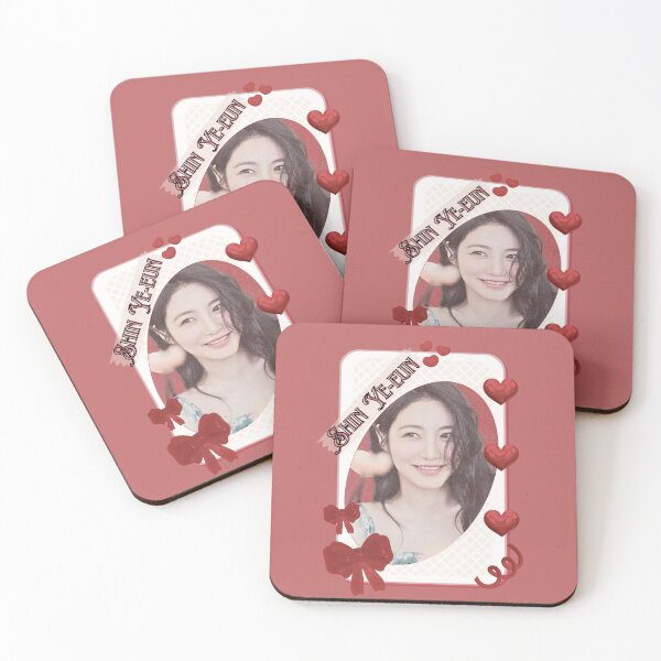 Item preview, Shin Ye-eun Korean actress Kdrama Group Card Red Aesthetic Collage Design designed and sold by AJUNICE STUDIO.