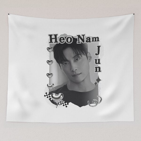 Item preview, Heo Nam-jun Korean Actor Kdrama Group Black and White Collage Digital Art Portrait designed and sold by AJUNICE STUDIO.