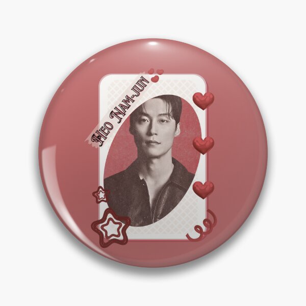 Artikelvorschau, Heo Nam-jun Koreanischer Schauspieler Kdrama Gruppenkarte Rotes ästhetisches Collage-Design entworfen und verkauft von AJUNICE STUDIO.