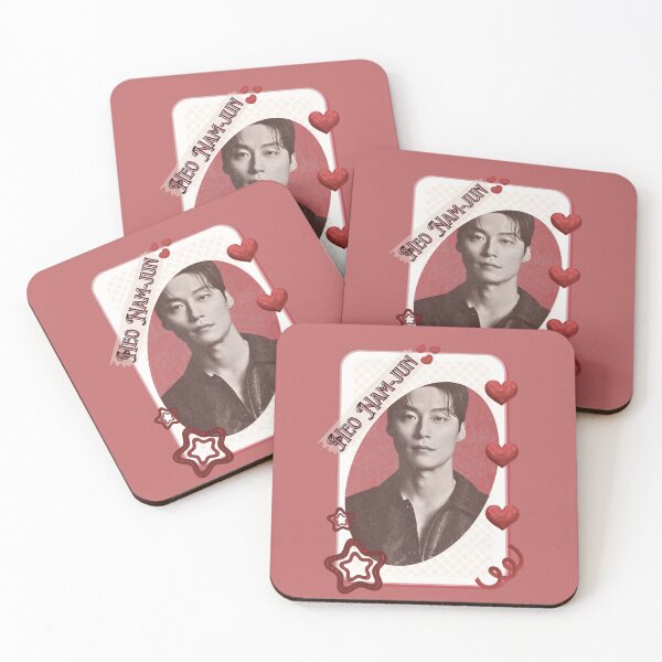 Item preview, Heo Nam-jun Korean Actor Kdrama Group Card Red Aesthetic Collage Design designed and sold by AJUNICE STUDIO.