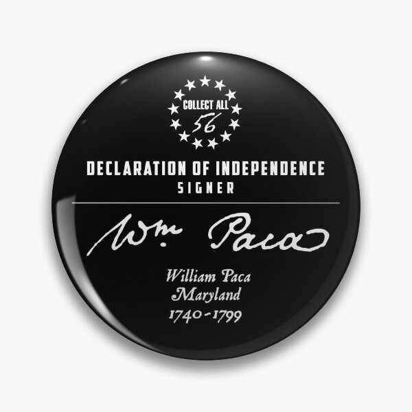 Item preview, William Paca Declaration Of Independence designed and sold by twHistory.