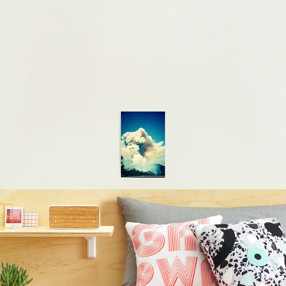 Forest Fire in Provence Photographic Print