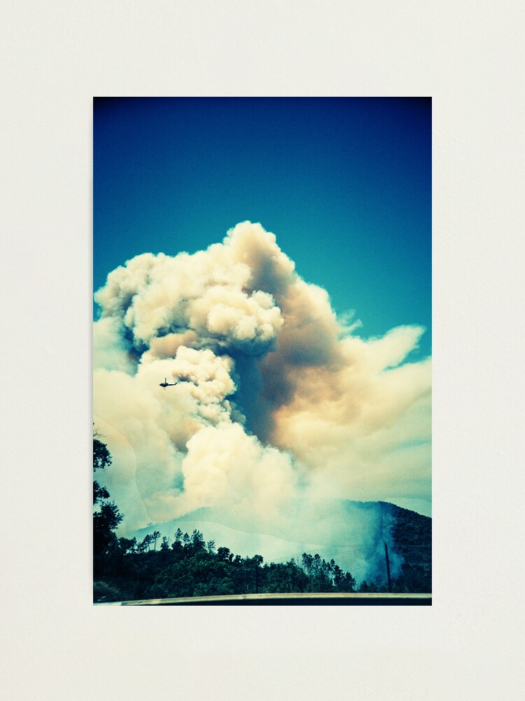 Alternate view of Forest Fire in Provence Photographic Print