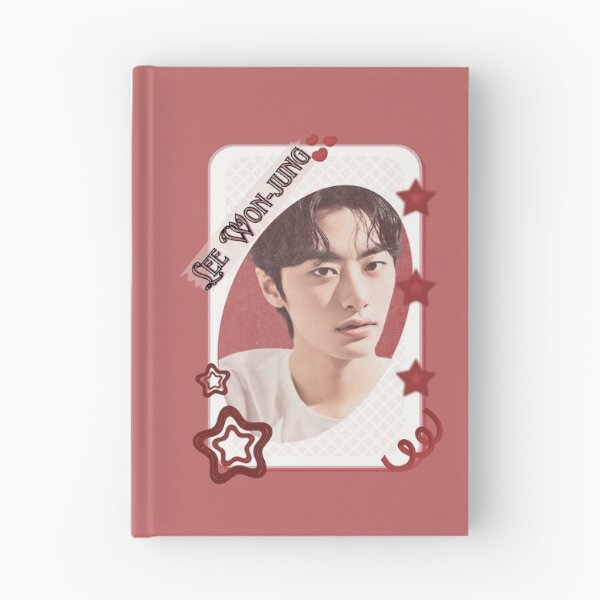 Item preview, Lee Won-jung Korean Actor Kdrama Group Card Red Aesthetic Collage Design designed and sold by AJUNICE STUDIO.
