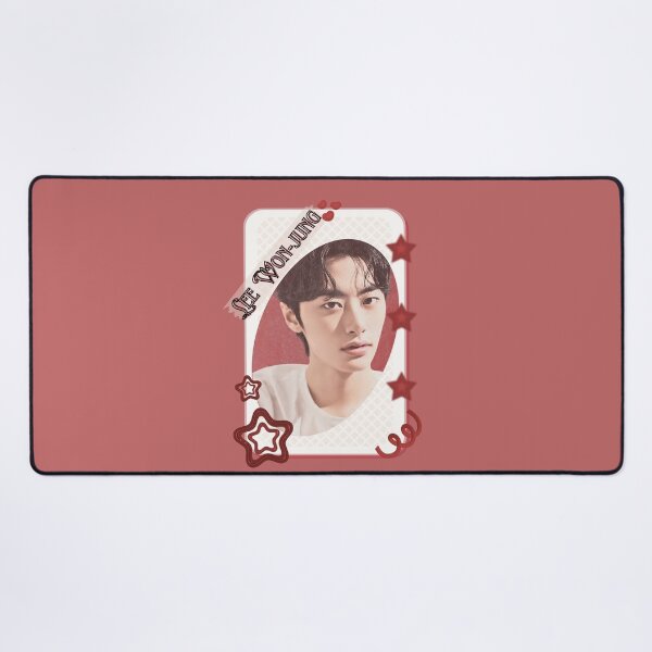 Item preview, Lee Won-jung Korean Actor Kdrama Group Card Red Aesthetic Collage Design designed and sold by AJUNICE STUDIO.