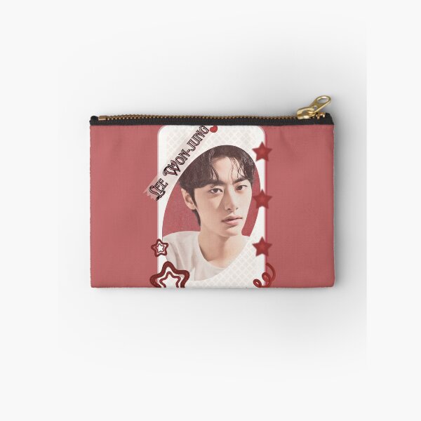 Item preview, Lee Won-jung Korean Actor Kdrama Group Card Red Aesthetic Collage Design designed and sold by AJUNICE STUDIO.