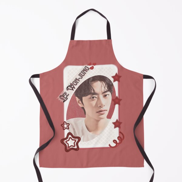 Item preview, Lee Won-jung Korean Actor Kdrama Group Card Red Aesthetic Collage Design designed and sold by AJUNICE STUDIO.