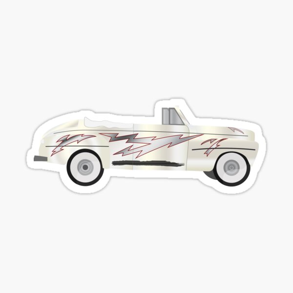 coche grease Pegatina