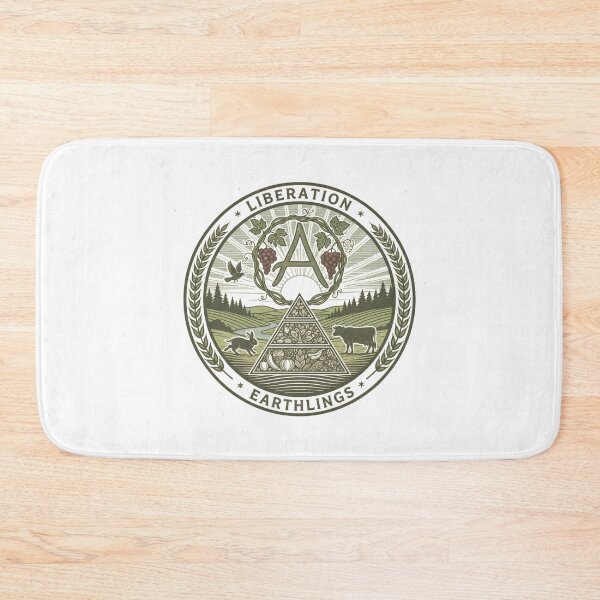 Item preview, vegan anarchy designed and sold by PopPizzazz.
