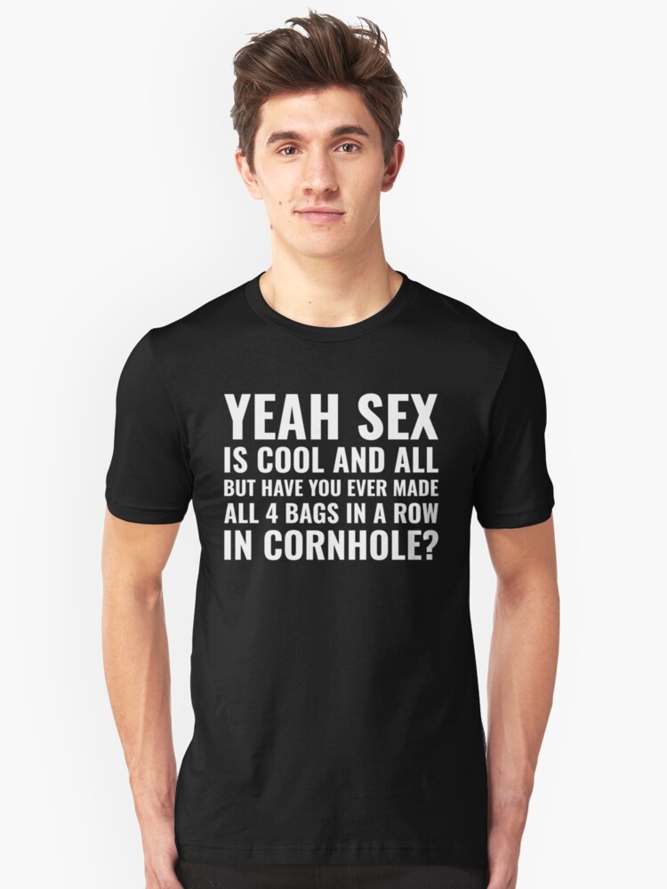 funny cornhole t shirts