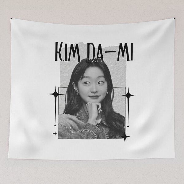 Item preview, Kim Da-mi Korean actress Korean Scrapbook Collage Cozy Y2K Vintage Design designed and sold by HELL0WBELLO.