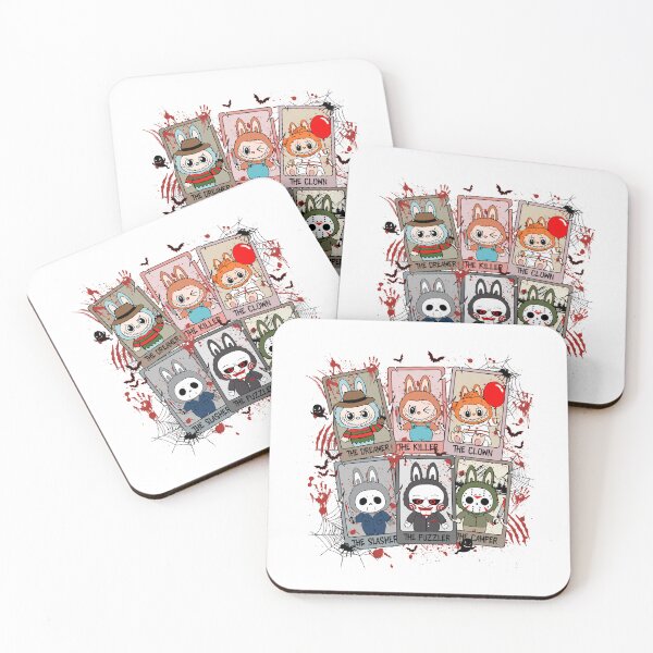 Item preview, Labubu Horror Cards Costumes Freddy Pennywise Jason Slasher designed and sold by Polarisofficial.