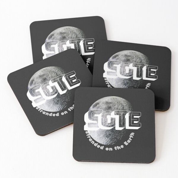 Item preview, Band name Abreviated with Moon backdrop designed and sold by StrandedOnTheE.