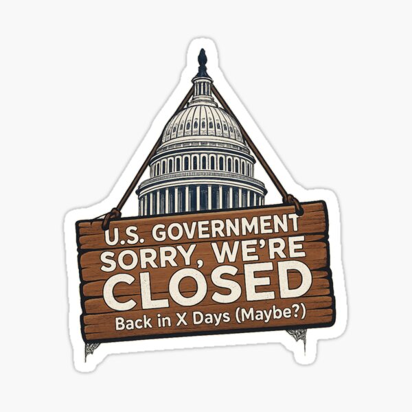 Item preview, Government shutdown designed and sold by EnR-designs.