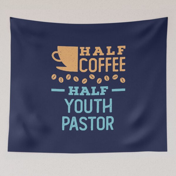 Item preview, Half Coffee Half Youth Pastor designed and sold by jaygo.