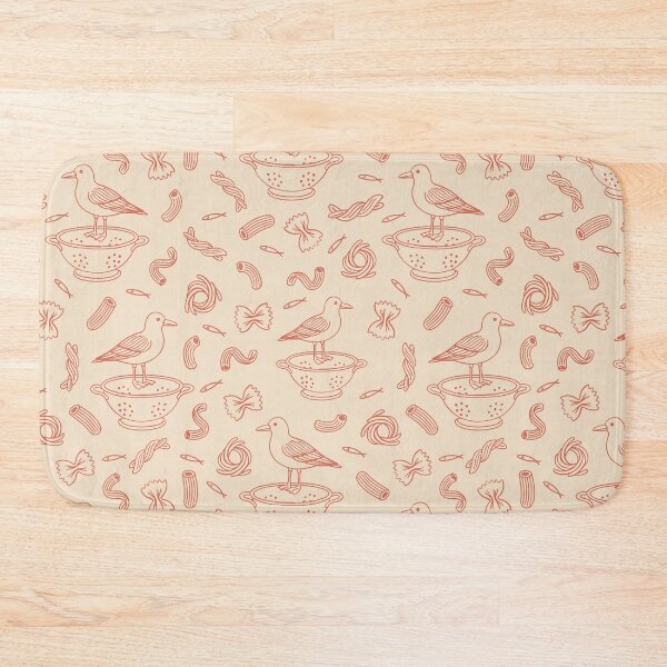 Item preview, Tomato Red Seagull à la Pasta — Nautical Kitchen Whimsy designed and sold by AtelierBrumeArt.