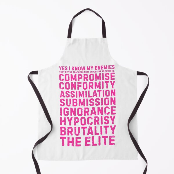 Item preview, Yes I Know My Enemies Pink designed and sold by UNK-Fatigues.