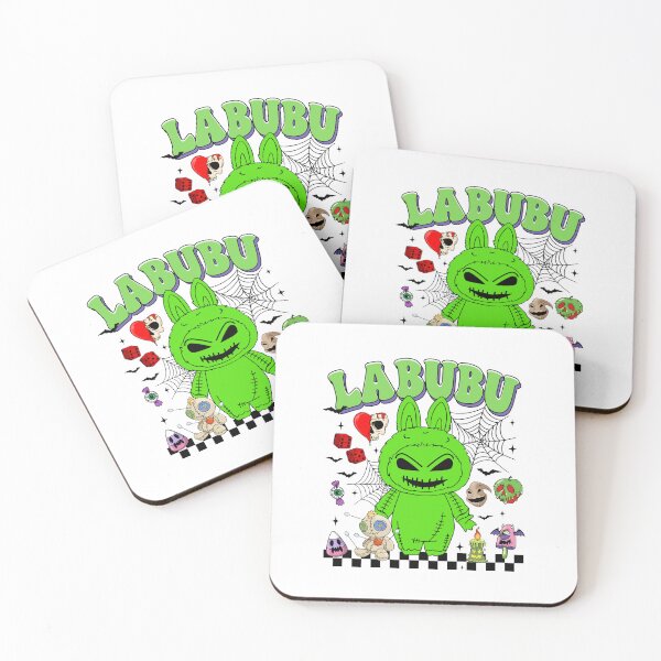 Item preview, Labubu Oogie Boogie Nightmare Before Christmas Halloween Neon Green designed and sold by Polarisofficial.