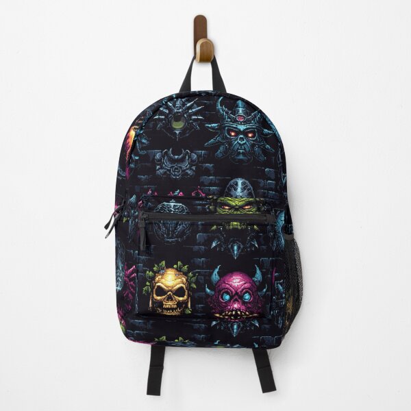 Item preview, Dungeon of Faces – Pixel Horror Wall designed and sold by Skolyak.