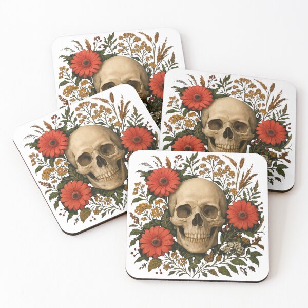 Item preview, Floral Skull,  Beauty Meets Darkness designed and sold by StillOdd.