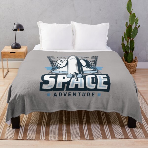 Item preview, Blue spaceship rocket in Exploration in the Galaxy designed and sold by Joncasmiart.