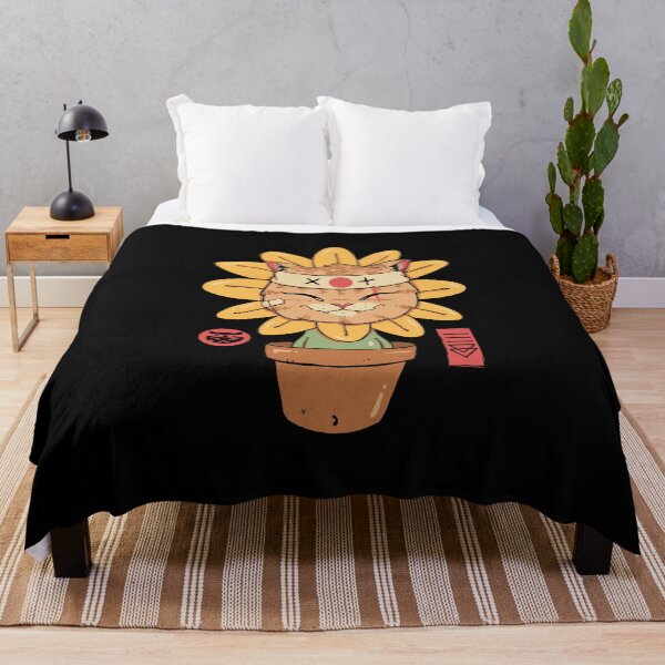 Item preview, Samurai Catflower — Kawaii Warrior Bloom designed and sold by vincenttrinidad.