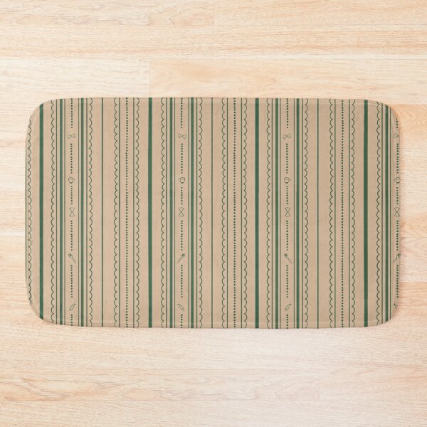 Item preview, Evergreen Pasta Parade Stripe — Coastal Kitchen Classic designed and sold by AtelierBrumeArt.