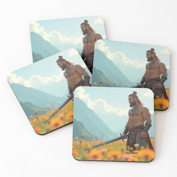 Item preview, The Warrior in the Mountain Meadow designed and sold by bksckhul.