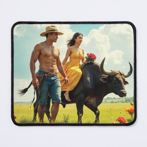 Item preview, Romantic Ride in the Flowery Meadow designed and sold by bksckhul.