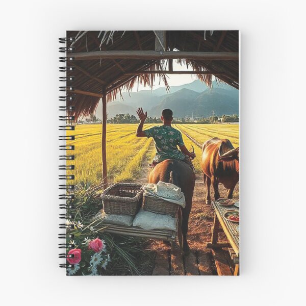 Item preview, Midday Rest and Meal in the Golden Rice Fields designed and sold by bksckhul.