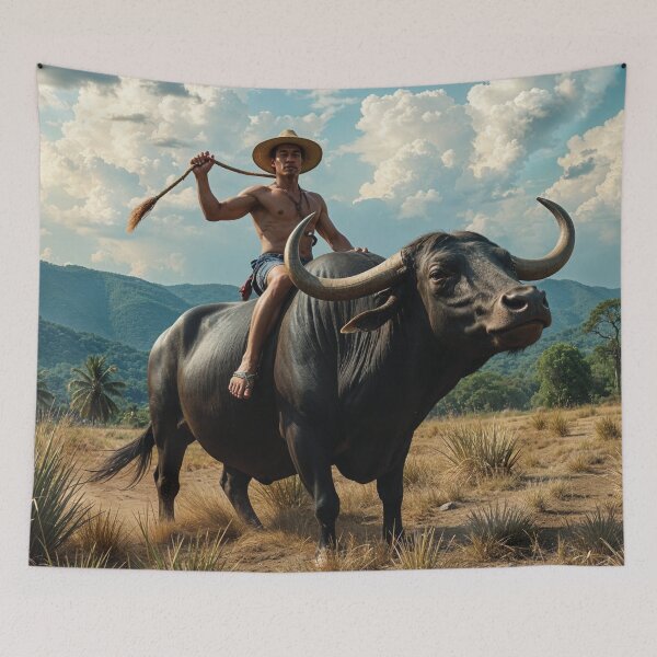 Item preview, Buffalo Rider on the Plains designed and sold by bksckhul.