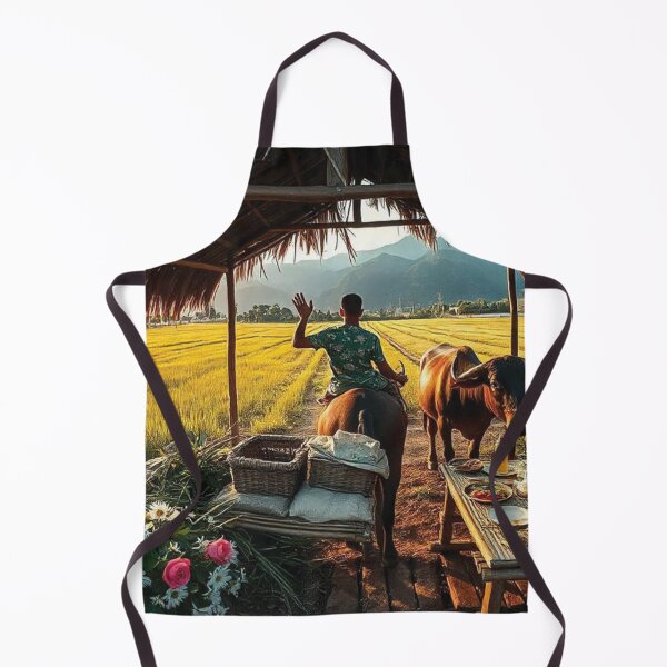 Item preview, Midday Rest and Meal in the Golden Rice Fields designed and sold by bksckhul.