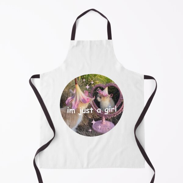 Item preview, im just a girl cute girly cat designed and sold by marpr0.