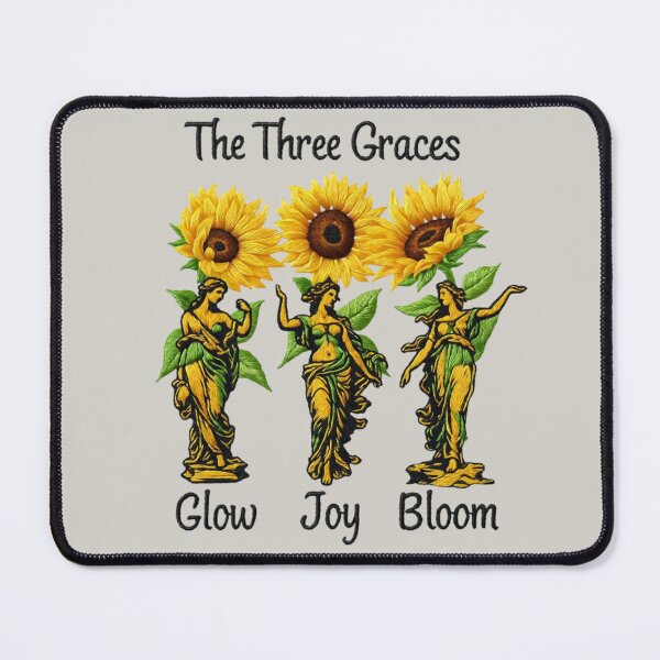 Item preview, Sunflowers The Three Graces Glow Joy and Flourish Vintage designed and sold by Ciervo Primavera.