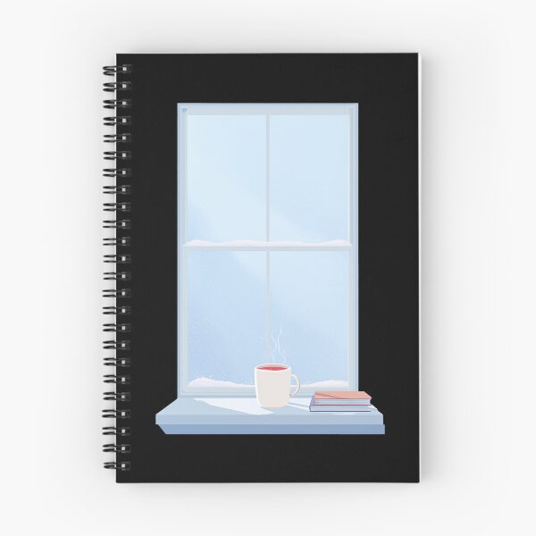 Item preview, Snowy Window Scene And The Calm Night Sky designed and sold by FWLKIT.