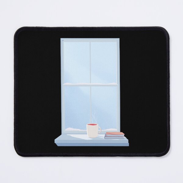 Item preview, Snowy Window Scene And The Calm Night Sky designed and sold by FWLKIT.
