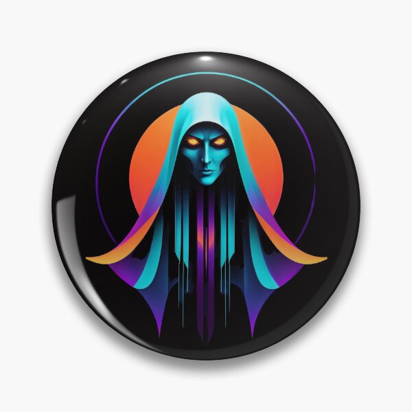 Item preview, cyberpunk wizard neon halloween city designed and sold by StillOdd.