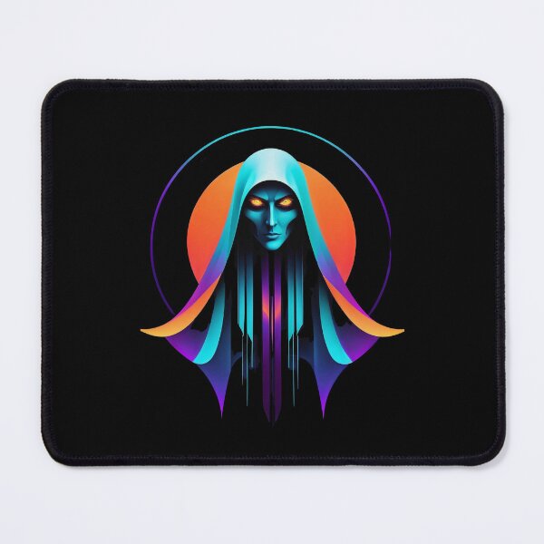 Item preview, cyberpunk wizard neon halloween city designed and sold by StillOdd.