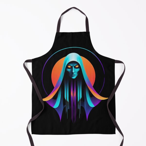 Item preview, cyberpunk wizard neon halloween city designed and sold by StillOdd.
