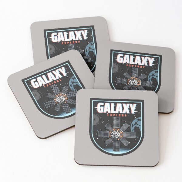 Item preview, Space satellite insignia exploring the galaxy designed and sold by Joncasmiart.
