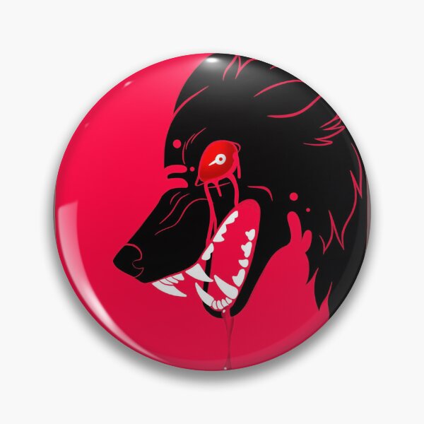 Item preview, Black Wolf in Red Flames designed and sold by Sparkmation ..