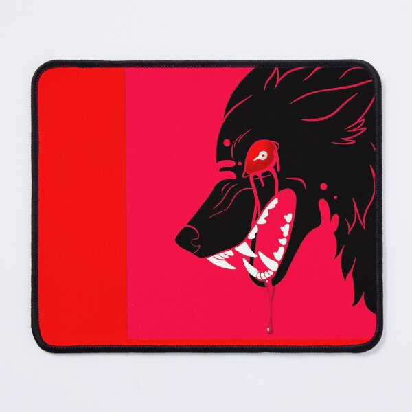 Item preview, Black Wolf in Red Flames designed and sold by Sparkmation ..