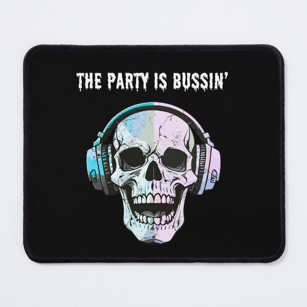 Item preview, Lowkey Bussin' Beats2: Skull halloween DJ Party Vibes - No Cap designed and sold by StillOdd.