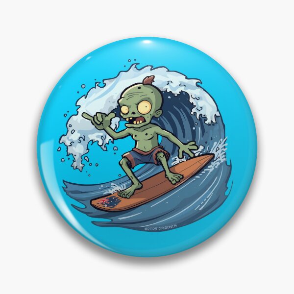 Item preview, Shaka Surfer Zombie designed and sold by theflandonian.