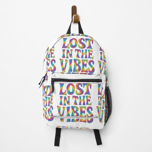 Item preview, Lost In The Vibes Retro Vintage Rainbow Groovy Tie-Dye Typography designed and sold by davidjulie.