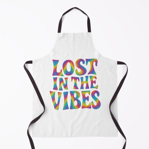 Item preview, Lost In The Vibes Retro Vintage Rainbow Groovy Tie-Dye Typography designed and sold by davidjulie.