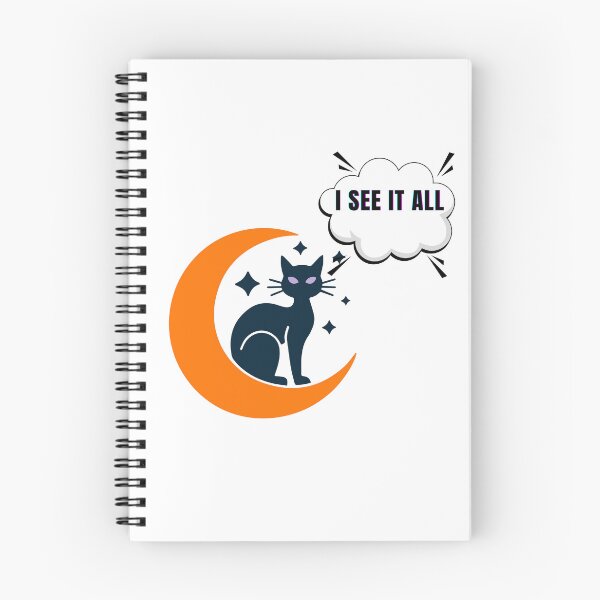 Item preview, Black Cat Moon , I See It All (No Cheating) designed and sold by StillOdd.